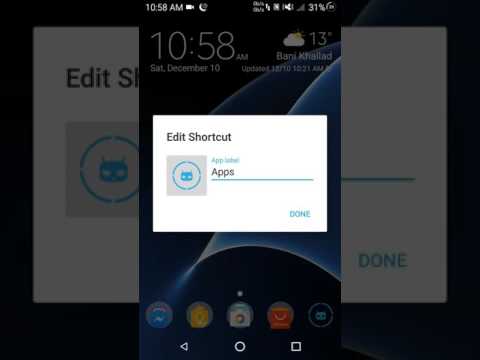 Change app drawer icon without any software -  nova launcher needed