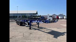 العربات نصف المقطورة شاحنة نقل الحاويات Dennison LOCK AND GO SLIDING SKELETAL TRAILER &ndash; 2015 &ndash; C412356 | صورة 4 - Autoline