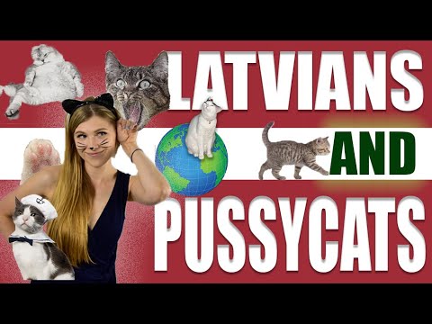 How CATS and Latvians purr, MEOW and more! Cute and TERRIFYING| IRREGULAR LATVIAN LESSON