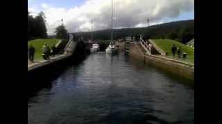 preview picture of video 'Fort Augustus Locks'