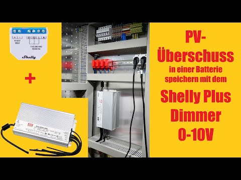No more excess PV power - this time with the Shelly Plus Dimmer 0-10V