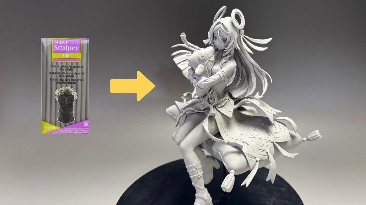 【原神】シトラリのフィギュアを作ってみた【Sculpture/clay figure】Genshin Impact CITLALI