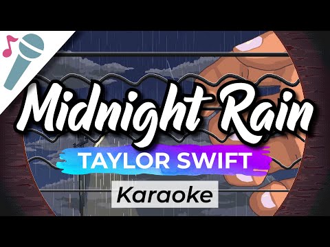 Taylor Swift - Midnight Rain - Karaoke Instrumental (Acoustic)