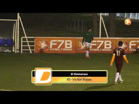 Fútbol 7 Bravo. Primera. Desmarque 9 - 0 Traque