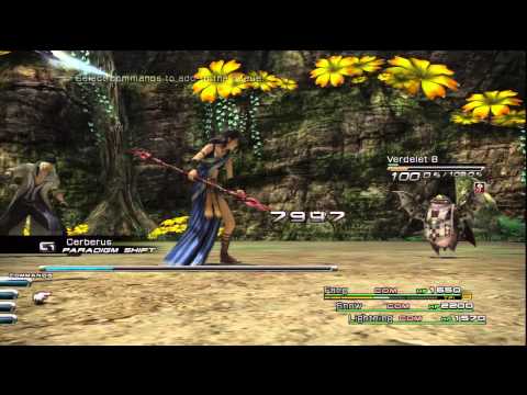 Final Fantasy XIII - Mission 40 - Stage 7 primary roles, no accessories, no upgrades, no shrouds