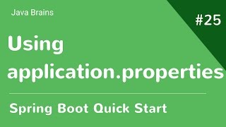 Spring Boot Quick Start 25 - Using application properties