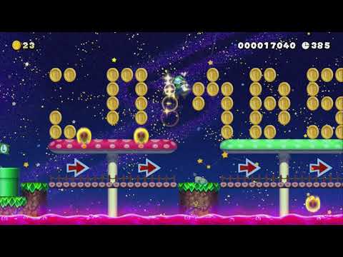 Burning Down Bowser's House by MegaTefyt - Super Mario Maker 2 - No Commentary 1bx