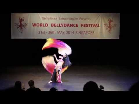 Fan Veil Poi ( Voi ): 2nd, Fusion Category, World Bellydance Festival 2014