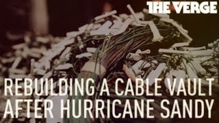 Rebuilding a Verizon cable vault devastated by Hurricane Sandy