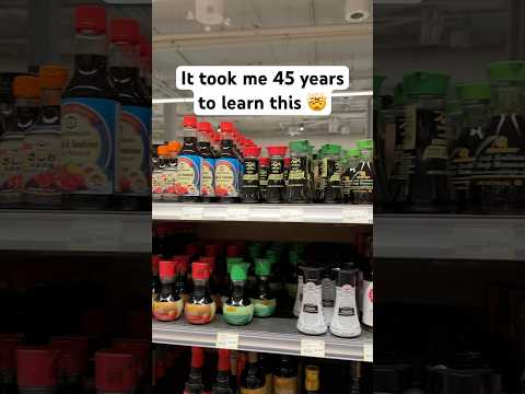 Part of a video titled Real vs. Fake soy sauce #lifehacks #cookingtips ... - YouTube