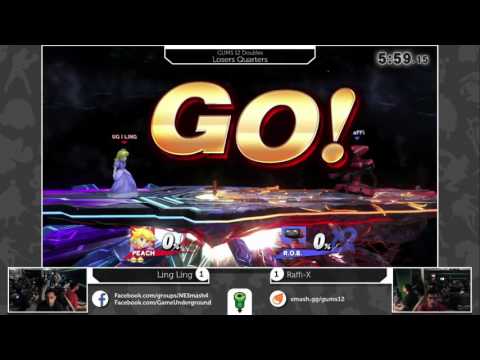 GUMS 12 Singles (Loser's Quarters) - Raffi-X (ROB) vs UG Lingling (Peach)