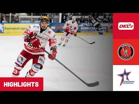DEL2: Crimmitschau Ice Pirates vs. Ravensburg Towerstars | Highlights