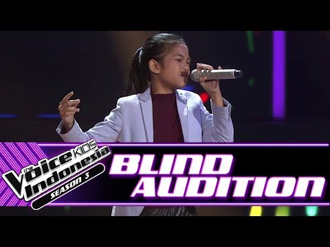 Indah - It's a Man's Man's World | Blind Auditions | The Voice Kids Indonesia Season 3 GTV 2018