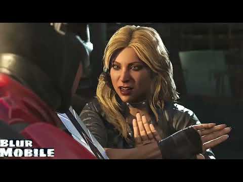Injustice 2 - All Black Canary Vs Robin Intros And Interactions