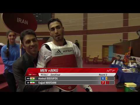 2016 Baku WT GP Final M+80kg Semi final   S MARDANI IRI VS A ISSOUFOU NIG