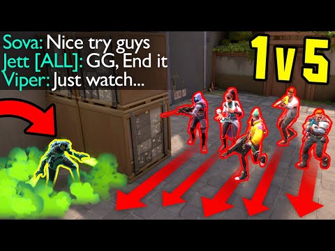 These 1v5 Comebacks Are Why You NEVER Give up...