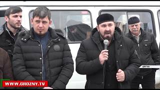 В Чечне прошел автопробег, приуроченный к предстоящим президентским выборам 