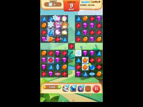 Jewel Match King Level 32 - Walkthrough ( No Booster )