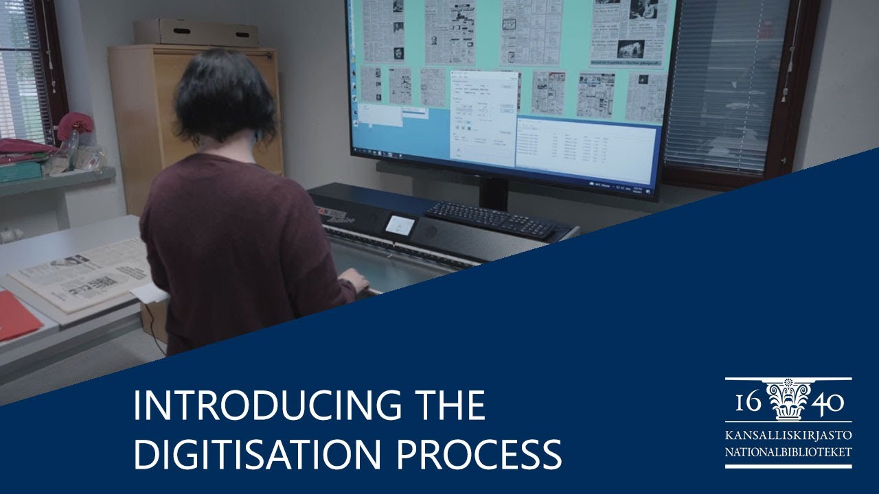 Introducing the digitisation process | The National Library of Finland