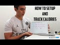 How to setup and track calories