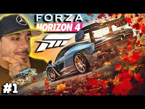 O INICIO DO FORZA HORIZON 4 - ZOIOOGAMER GAMEPLAY