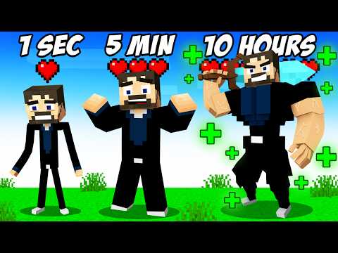 Insane Minecraft Run with 8M+ Hearts!