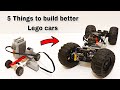 How to build better Lego technic cars | 5 things you must know!