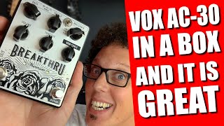 Video thumbnail for Breakthru Overdrive/Distortion Pedal by Thermion Demo & Review by TheGuitarGeek