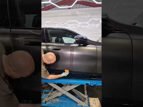 Ceramic coating on Matte Paint  #detailing