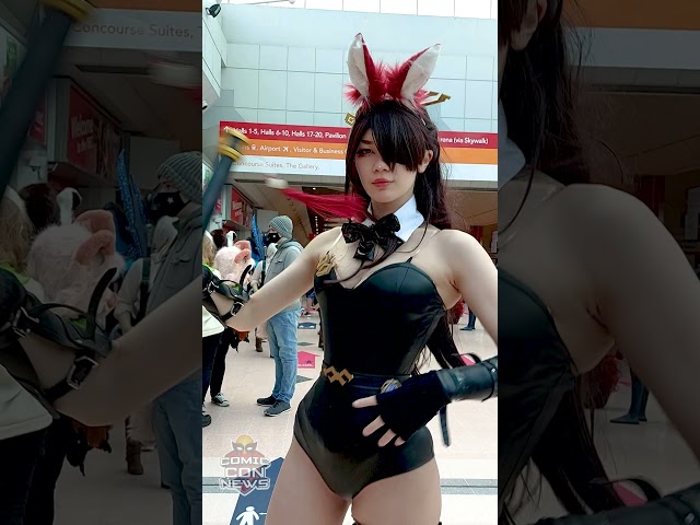 Vídeo relacionado con UTIEHD Genshin Impact Conejito de peluche de 42 cm para disfraz y cosplay, ámbar, para fans