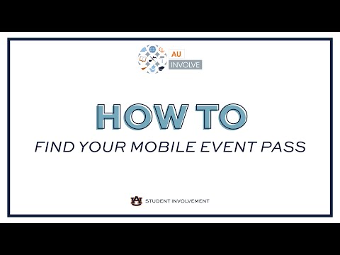 Finding Your Mobile Event Pass