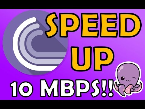 HOW TO SPEED UP BITTORRENT 7.10.0 FROM 10 KBS TO 10 MBPS - PART 1- (2017)