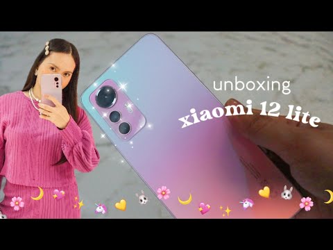 xiaomi 12 lite unboxing 🌸 aesthetic setup & accessories