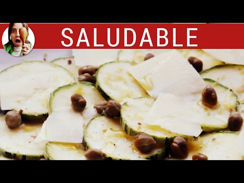 Carpaccio de calabacín / Ensaladas frías - Paulina Cocina