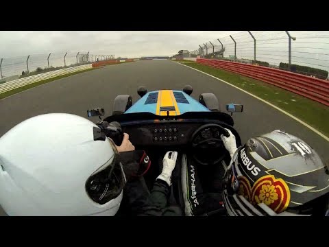 Caterham 620R lap of Silverstone with F1 driver Kamui Kobayashi