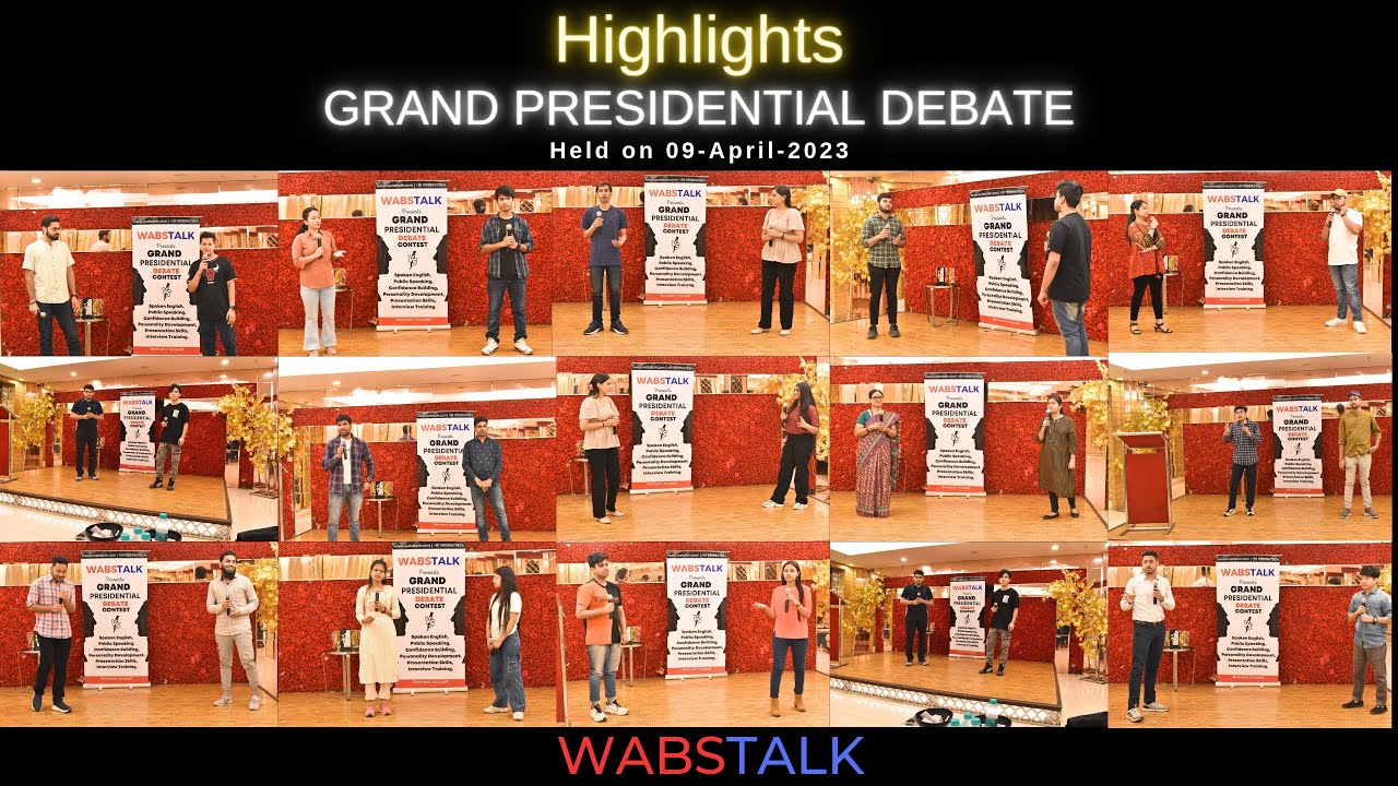 Highlights : Grand Presidential Debate Contest held on 09-April-2023