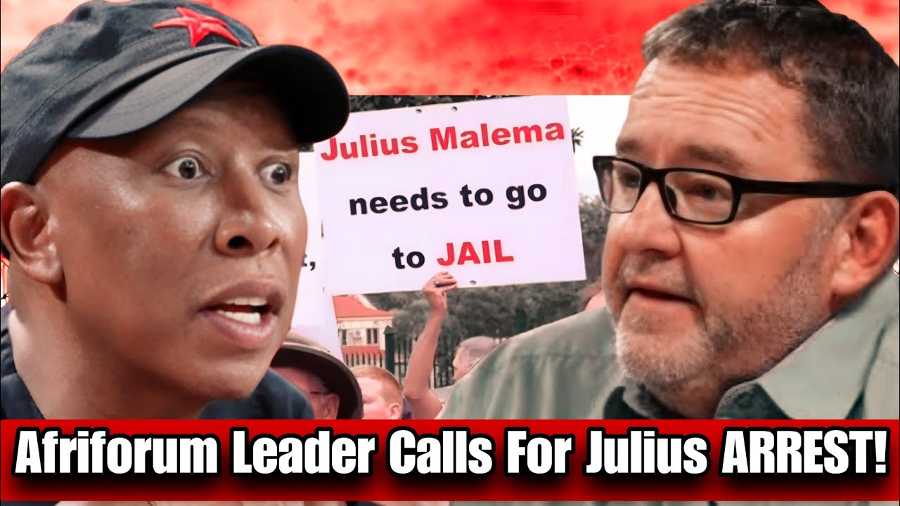 Afriforum Leader Calls For Julius Malema's ARREST In SA!