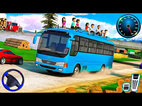 Real Bus Driving Simulator 3D - Uphill Offroad Bus Drive Game - Android GamePlay