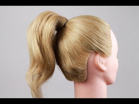 Как правильно сделать хвост из волос, самый удобный способ. How to do a tail