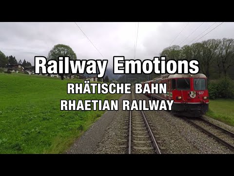 🚆 Meterspur-Führerstandsmitfahrt auf der Vereinalinie (RhB RegioExpress Landquart - Scuol-Tarasp)