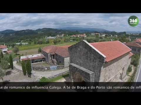 Igreja Românica de Bravães - vista aérea