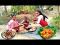 How to cook chicken skin recipe by tribe family l Chicken skin fry l Chicken skin recipe