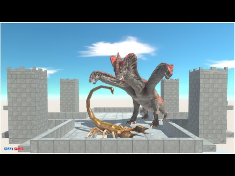 HYDRA in Flying Castle vs ALL UNITS - Animal Revolt Battle Simulator