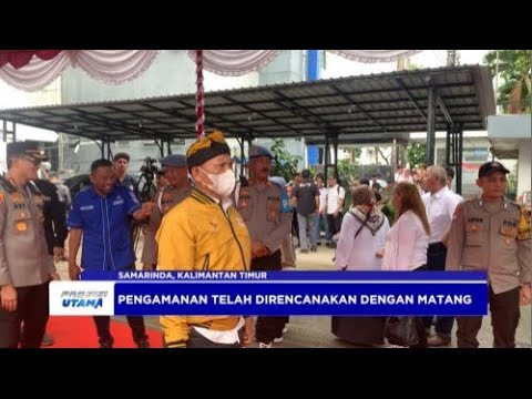 PENGAMANAN PENDAFTARAN PASLON CAGUB DAN CAWAGUB DI KPU KALTIM