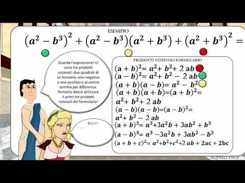 Giulia, la figlia di Augusto ha bisogno di un formulario per fare le espressioni sui polinomi