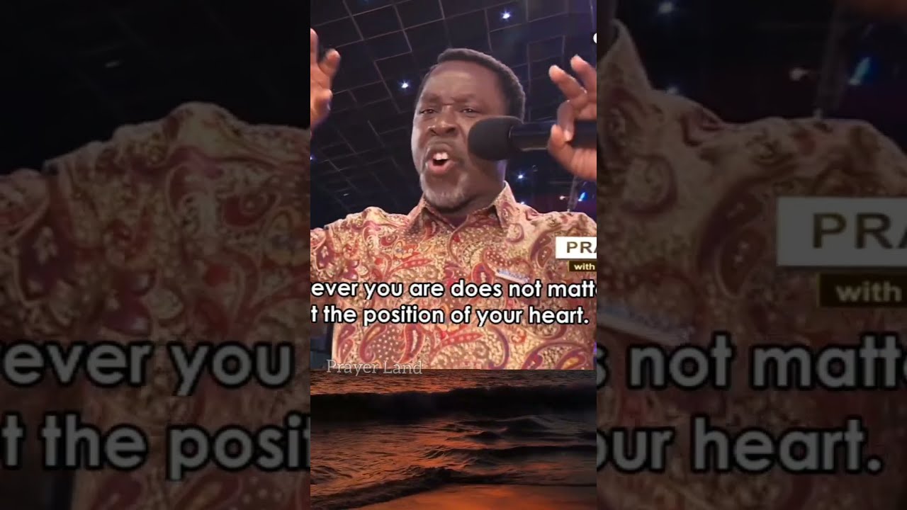 Prophet T.B. JOSHUA release POWERFUL PRAYER || BE FREE in the NAME of JESUS