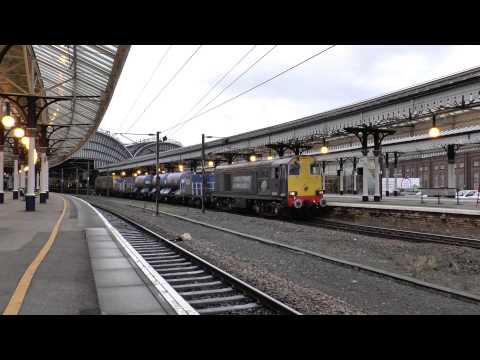 DRS 20304 + 20305 3S15 Malton - York Thrall Europa at York 08/10/2014