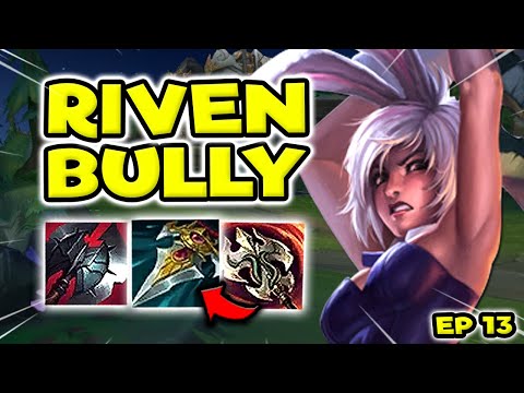 BEST RIVEN BUILD FOR STOMPING GAMES EARLY GAME! - Unranked to Master #13 (Season 11 Riven Guide)