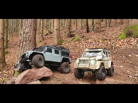 Traxxas Trx4 Crew...Defender, G500 and Bronco...Blackforest Tour 😛