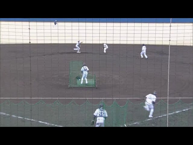 【春季キャンプ】今年も期待の二遊間コンビ!! ライオンズ・外崎修汰と源田壮亮の華麗な4-6-3!! 2022年2月18日 埼玉西武ライオンズ